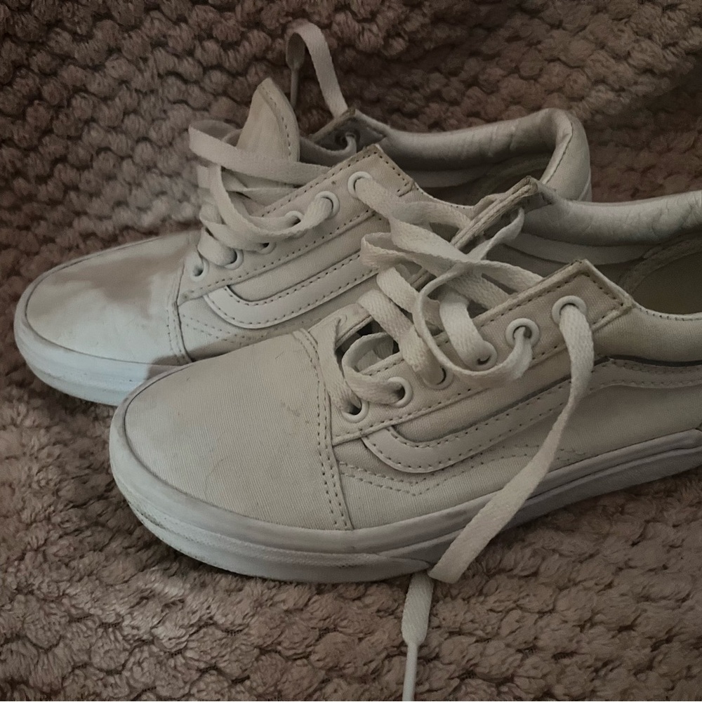 Vans Kids Cream Sneakers